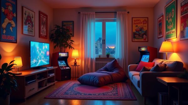 Créer une salle d'arcade à la maison : un rêve accessible